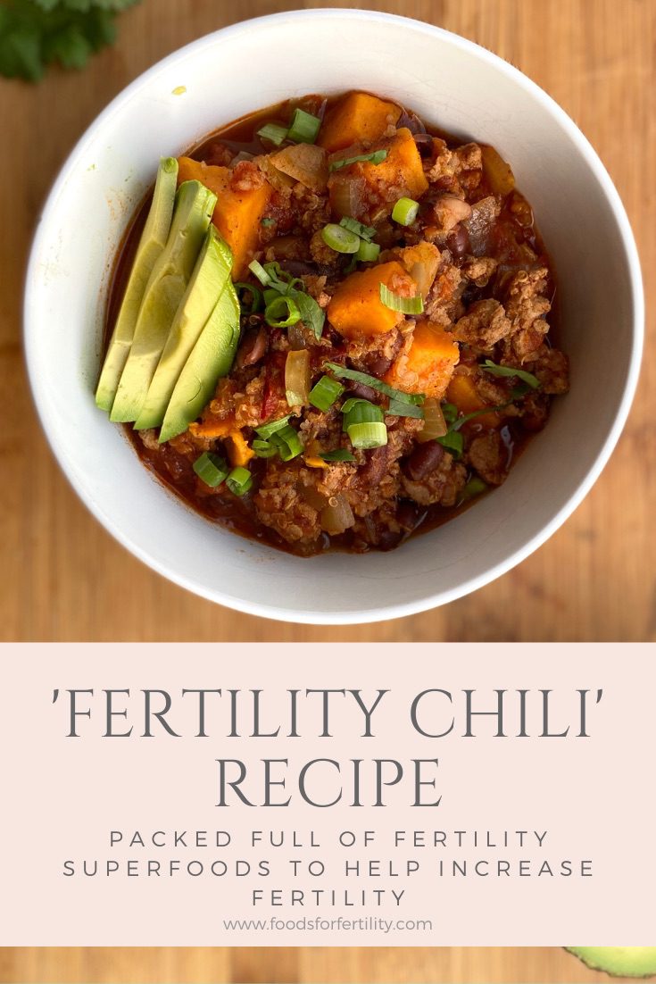 Fertility Chili Recipe to Increase Fertility and IVF Success