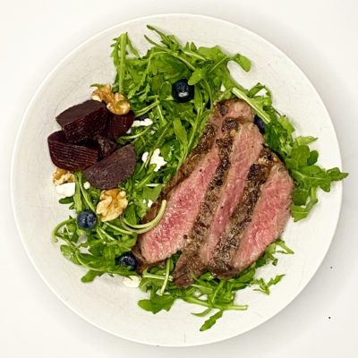 Fertility Recipe - Fertility Salad - IVF Superfood Steak Salad to Thicken Uterine Lining